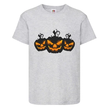 Футболка дитяча Хеллоуїн (Halloween), сіра (halloween-014-gray) 116 см