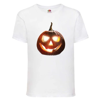 Футболка дитяча Хеллоуїн (Halloween) біла (halloween-012-white) 140 см