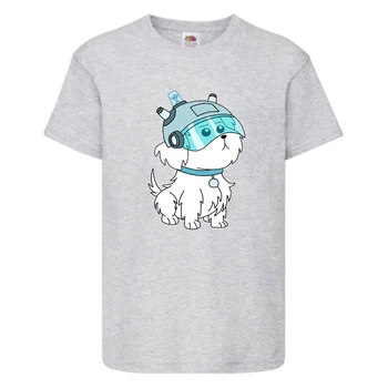 Футболка Рік і Морті 2 (Rick and Morty) сіра 128 см