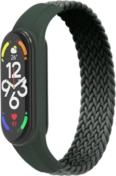 Ремінець ArmorStandart Braided Solo Loop для Xiaomi Mi Band 7/6/5/4 Size M Khaki (ARM58766)