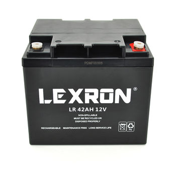 Аккумуляторная батарея Lexron LR-12-42 12V 42 Ah (197 x 165 x 172) 14kg