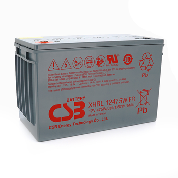 Аккумуляторная батарея CSB XHRL12475W12V 118.8Ah (343х213х170мм)
