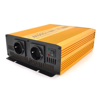 Інвертор Mexxsun MXSPSW-1500 12V/220V 1500W з правильною синусоїдою 2 Shuko клемні дроти Q4