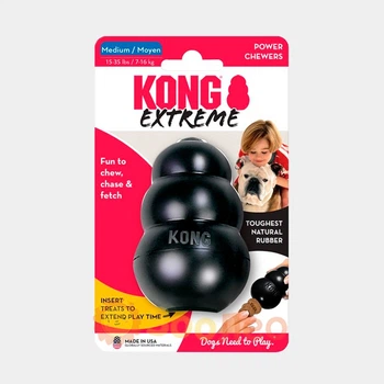 Іграшка KONG Extreme суперміцна груша-годівниця для собак середніх порід, M