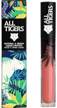 Рідка помада для губ All Tigers Natural & Vegan Liquid Lipstick 696 Chase Your Dreams 8 мл (3701243206965)