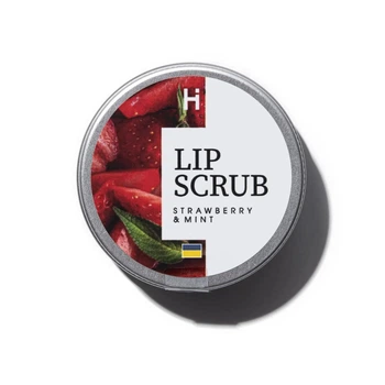 Скраб для губ Hillary Lip Scrub Strawberry Mint клубника мята 30 г HI-05-095