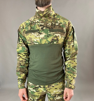 Військова тактична сорочка Убакс Tactic довгий рукав РІП-СТОП, бойова сорочка, мультикам 52