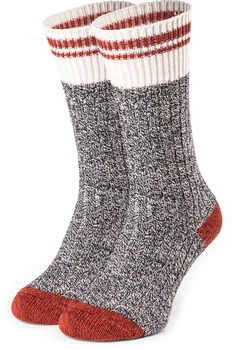 Жіночі теплі вовняні шкарпетки CheshKit Crew Cabin socks Меланжев Сірі, розмір 36-40