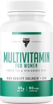 Kompleks witaminowy dla kobiet Trec Nutrition Multivitamin For Women 90 kapsułek (5902114041694)