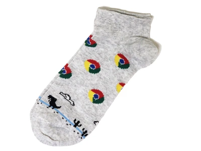 Носки Rock'n'socks Google Chrome короткие, One size (37-43)