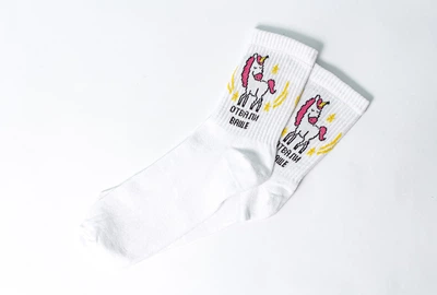Носки Rock'n'socks Единорог. Отвали ваще One size (37-43)