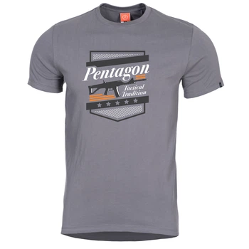 Футболка Pentagon AGERON A.C.R. K09012-ACR Large, Wolf-Grey (Сірий)