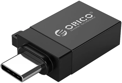Адаптер для подключения двух устройств Orico CBT-UT01-BK-BP Type-C - USB 3.0 (CA913398)