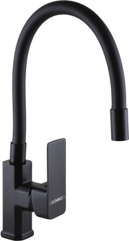 Смеситель-кран кухонный DOMINO Malibu DMM-203 LR-Black-Black