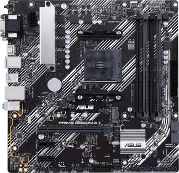 Материнская плата Asus Prime B450M-A II (sAM4, AMD B450, PCI-Ex16)