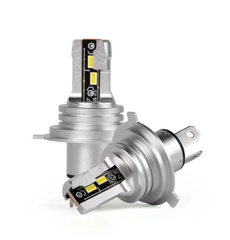 Автомобильные светодиодные лампы с цоколем H4 M4 12PCS 25W 9-18V 6000K Белый свет (39604)