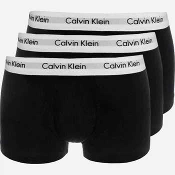 Zestaw majtek męskich typu bokserki Calvin Klein Underwear Trunk 3Pk 000NB1893A-001 S 3 szt Czarny (8719115125028)
