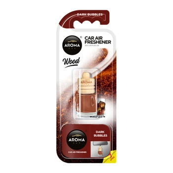 Ароматизатор Aroma Car Wood 6мл Dark Bubbles автомобильный освежитель воздуха для салона машины жидкий (1LO-TH_11C)
