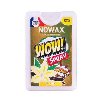 Ароматизатор воздуха Nowax WOW Spray 18мл Ванильный освежитель для автомобиля натуральный ароматизатор (1LO-TH_11C)
