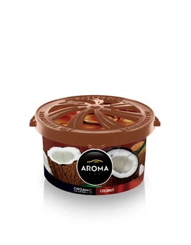Ароматизатор Aroma Car Organic Green Tea Coconut гелевый 40g освежитель воздуха для автомобиля гелевый ароматизатор (LI-D_22-O)