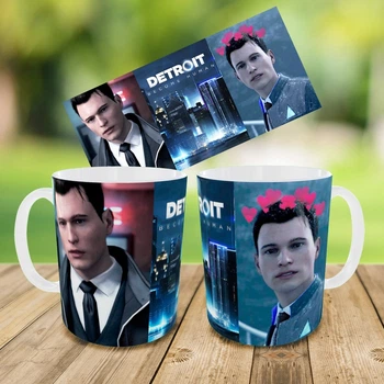 Кружка Detroit, Become Human , кружка с фото,чашка на подарок,печать на чашках (0293)