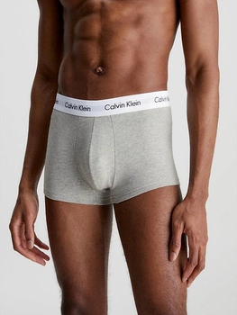 Набір трусів шорти Calvin Klein Underwear 3P Low Rise Trunk 0000U2664G-KS0 S 3 шт Сірий (8719853419472)