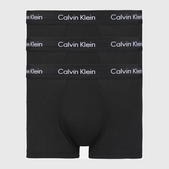 Набір трусів шорти Calvin Klein Underwear 3P Low Rise Trunk 0000U2664G-XWB M 3 шт Чорний (8719114322466)
