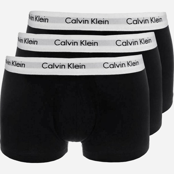 Zestaw szortów Calvin Klein Underwear Trunk 3Pk 000NB1893A-001 S 3 szt. Czarny (8719115125028)