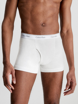 Calvin Klein Underwear Trunk 3Pk 000NB1893A-MP1 S 3 szt. Czarny/Biały/Szary (8719115129347)