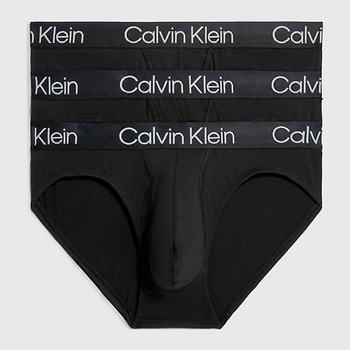 Slipy męskie Calvin Klein Underwear Hip Slip 3Pk 000NB2969A-7V1 XL 3 szt. Czarny (8719854639350)