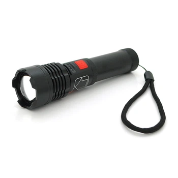 Фонарик Bailong BL-X72-P90, 3 режима, алюминий, встроенный аккум, USB кабель, BOX