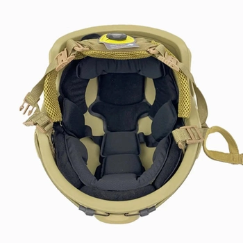 Каска шлем "TEAM WENDY" UKR DEF защита FAST NIJ IIIA баллистический шлем кевларовый Койот