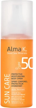 Защитный увлажняющий спрей SPF 50 Alma K Sun care 150 мл (121591) (7290111421457)