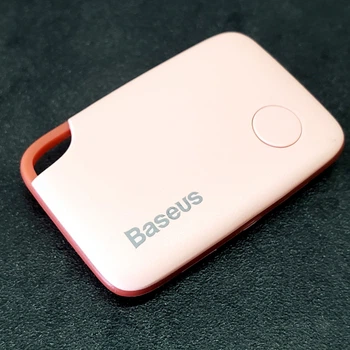 Умный Брелок для поиска вещей (ключей) Baseus Intelligent T2 Ropetype Anti-loss ZLFDQT2 розовая антипотеряшка