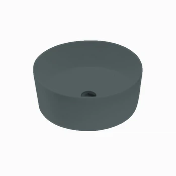 Умывальник на столешницу Nic Design Ovvio 42х16 см, Cemento matt (001451047)