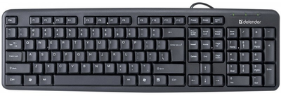 Клавіатура дротова Defender Element HB-520 USB Black (45518)