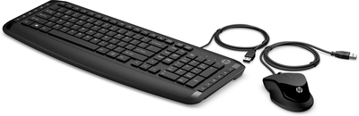 Комплект дротовий HP Pavilion 200 USB Black (9DF28AA)