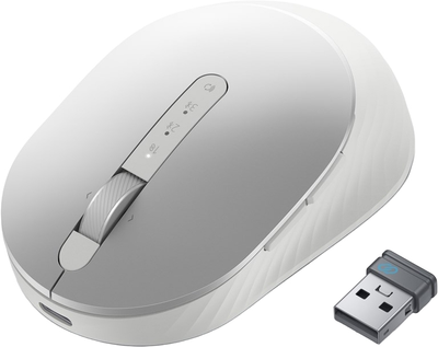 Dell MS7421W Premier bezprzewodowa/Bluetooth platynowa/srebrna mysz (570-ABLO)