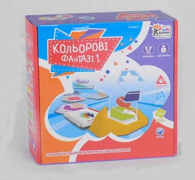 Розвиваюча гра UKВ-В 0041 "Кольорові фантазії" (12) "4FUN Game Club" у коробці