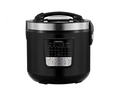 Мультиварка Liberton LMC-3107, Black/Silver, 900W, 5л, керування електронне, 33 програми, таймер, підтримка температури, тефлонове покриття чаші