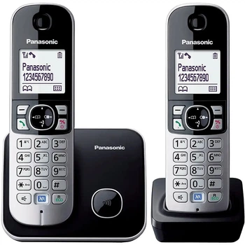 Радиотелефон-DECT Panasonic KX-TG6812UAB Черный с серым