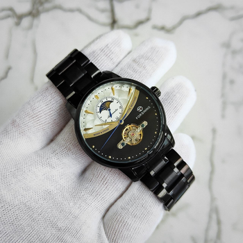 Механические класические мужские часы Forsining 8179 Black