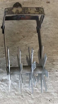 Культиватор 4 рядный ручной пластинчатый