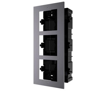 Врезная монтажная рамка Hikvision DS-KD-ACF3/Plastic на 3 модуля