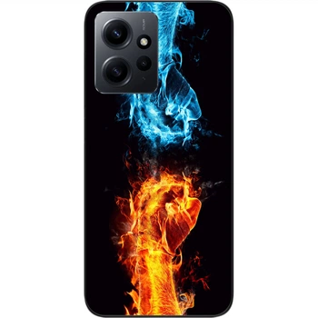 Силіконовий чохол SMTT для Xiaomi Redmi Note 12 4G з картинкою Опір