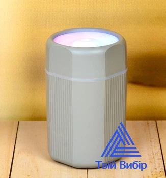 Увлажнитель воздуха с подсветкой Colorful HUMIDIFIER 300 мл Премиум версия графитовый, USB
