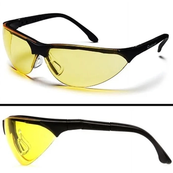 Защитные тактические очки Pyramex баллистические стрелковые очки Rendezvous (amber) желтые