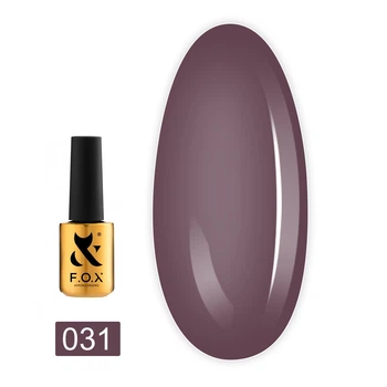 Гель-лак F.O.X Spectrum Gel Vinyl 031 запорошено-бордовий 7 мл