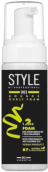 Мусс для укладки вьющихся волос сильной фиксации HI Hipertin Bounce Curly Foam 150 мл (8430190024524)