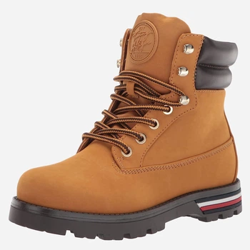 Женские демисезонные ботинки низкие Tommy Hilfiger 912244122 38 (7.5) 24.5 см Коричневые (1159782322)